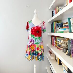 JAMS WORLD Hattie Dress Floral Print Size Small